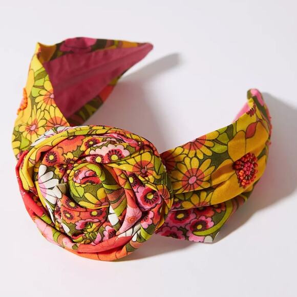 NamJosh Anthropologie Retro Embellished Headband Beaded - Picture 1 of 10